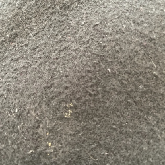 Tahari Baby Black Coat with Faux Fur Trim and Rhinestone Buttons 12 m - Picture 3 of 6